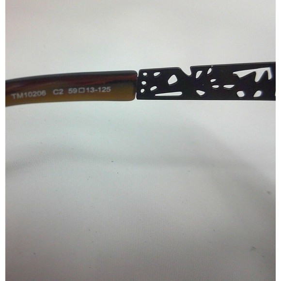 Thierry Mugler Cat Eye Sunglasses Glasses Brown TM 102106 C2 59-13 No Case - Picture 5 of 5